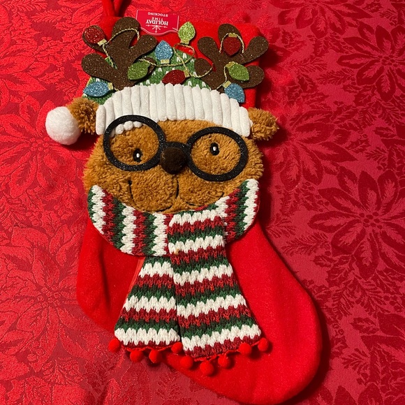 Holiday Time Other - Reindeer, Christmas stocking